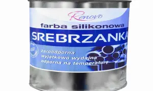 Srebrzanka Renovo - farba silikonowa żaroodporna, wyjątkowo wydajna, odporna na temperaturę. Idealna do ochrony metalowych elementów.