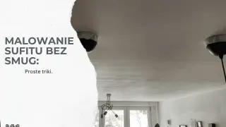 Malowanie sufitu na krzyż to klucz do gładkiej powierzchni. Zobacz proste triki, by uniknąć smug.