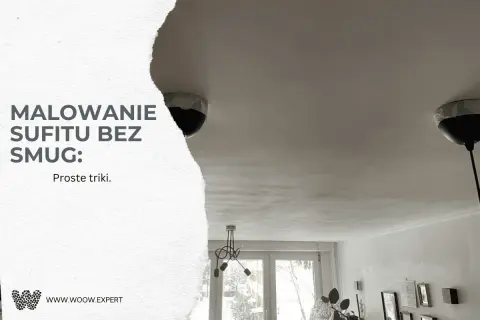 Malowanie sufitu na krzyż to klucz do gładkiej powierzchni. Zobacz proste triki, by uniknąć smug.