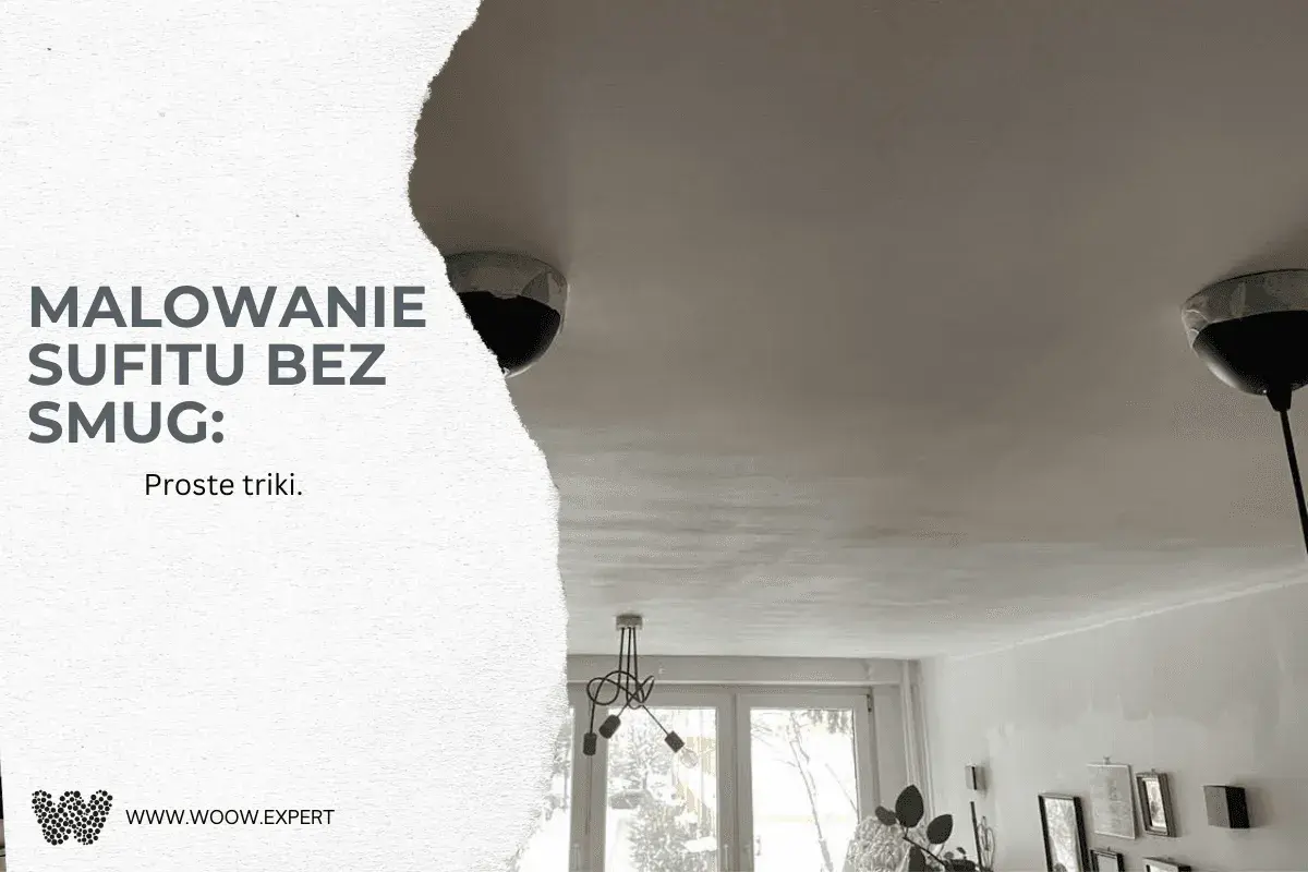 Malowanie sufitu na krzyż to klucz do gładkiej powierzchni. Zobacz proste triki, by uniknąć smug.